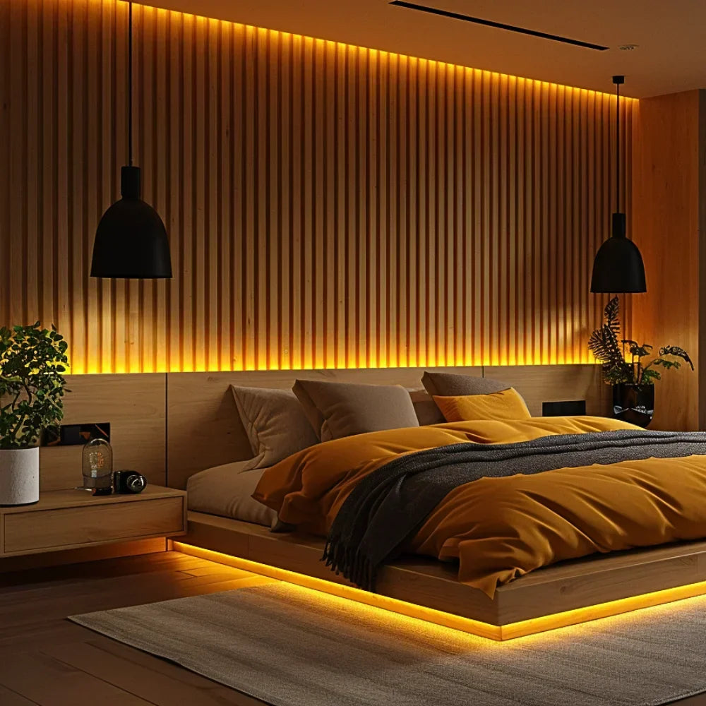 Premium-Holzflexpaneel – Verwandeln Sie Ihren Raum in wenigen Minuten (2,7 m × 1,10 m) 